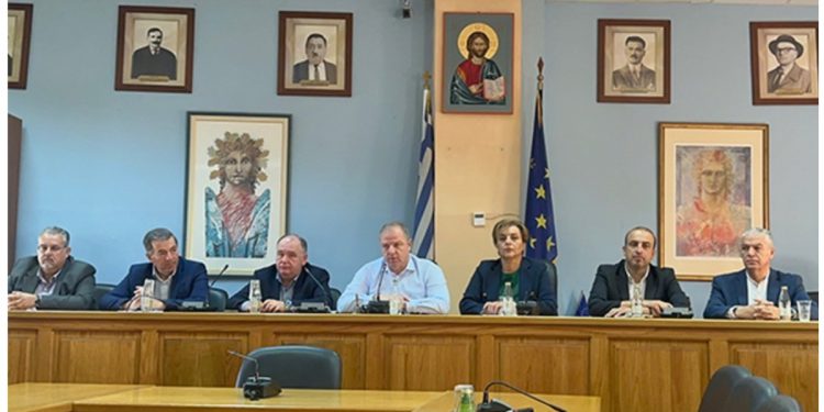 Επίσκεψη υφυπουργού Αγροτικής Ανάπτυξης και Τροφίμων, κ. Διονύσιου Σταμενίτη, στο Αμύνταιο