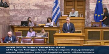 Θανάσης Καββαδάς Βουλή Αποζημιώσεις